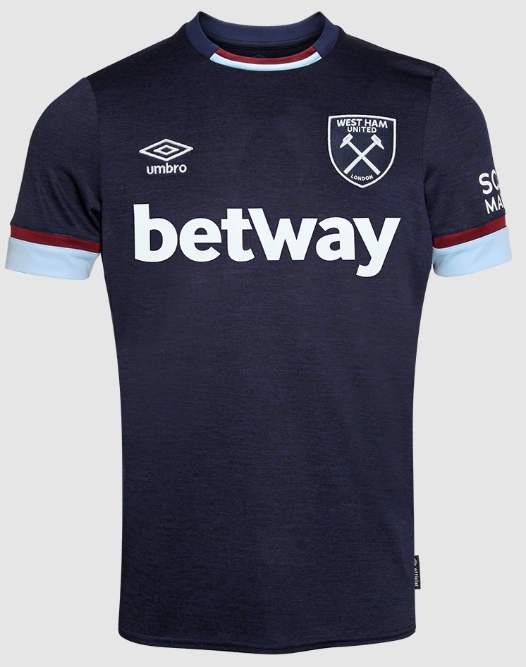 Camisa III West Ham 2021 2022 Umbro oficial